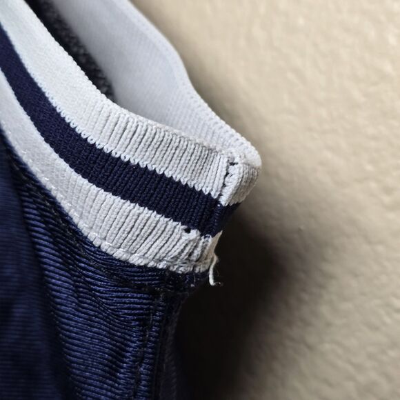 Vintage Powers Men’s Size 46 Enid Outlaws #25 Basketball Jersey Navy Blue TBL - Picture 8 of 15